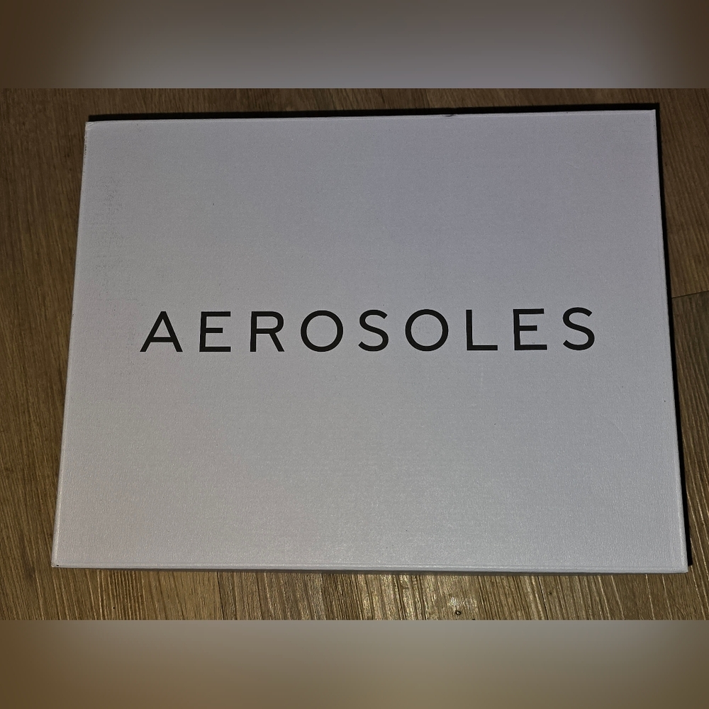 Aerosoles Cosmos Black Suede Block Heel Sandals – 7.5M – NIB - Picture 13 of 14